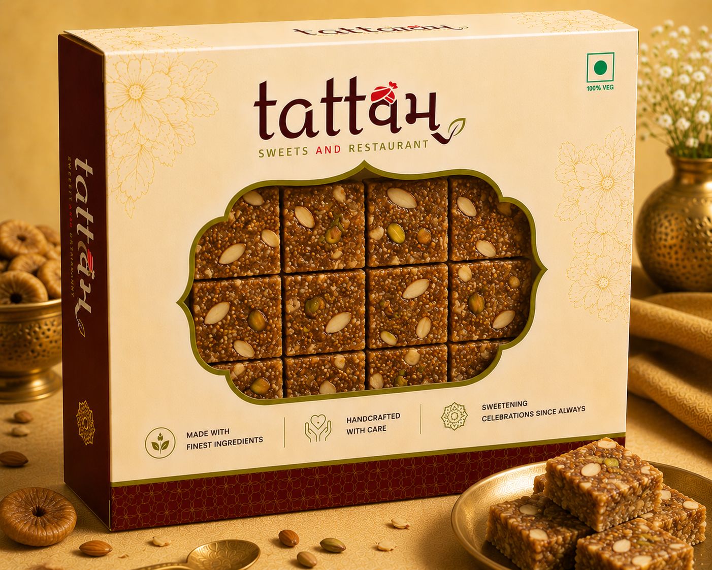 Anjeer Dry-Fruit Barfi — Tattvam Sweets