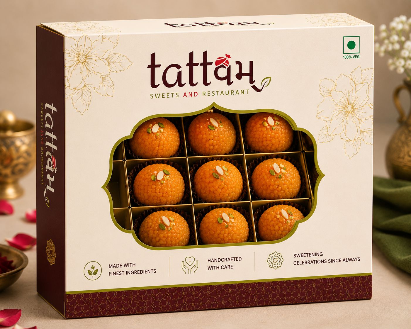 Motichoor Laddoo — Tattvam Sweets